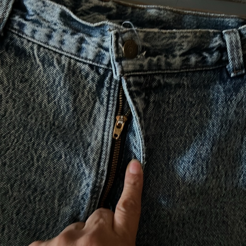 Levi's‎ Classic vintage Orange tab Blue acid wash Jeans size 18 - Picture 9 of 13